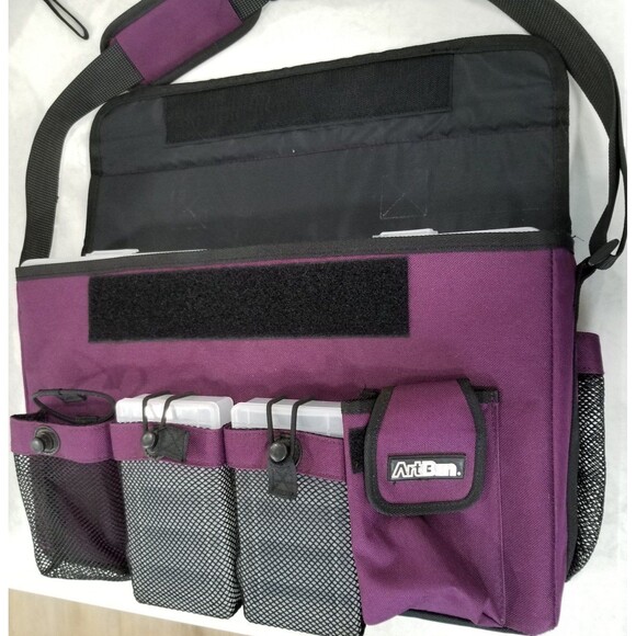 ArtBin Shoulder Strap Totes-multi Functional Tote Art Bag Purple Craft Tote - Picture 11 of 11